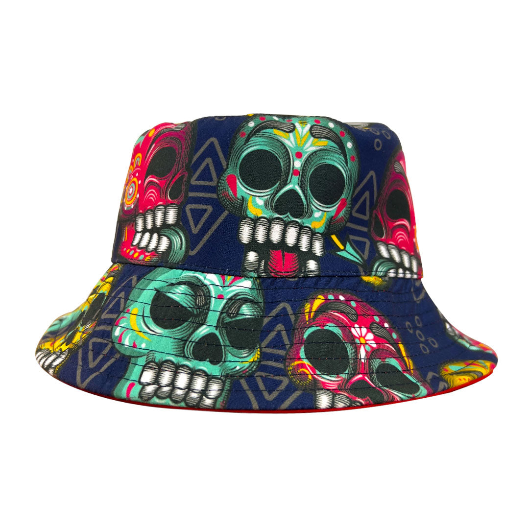 Bucket Hat Tzompantli | Arte y Cultura Mexicana en Cada Detalle