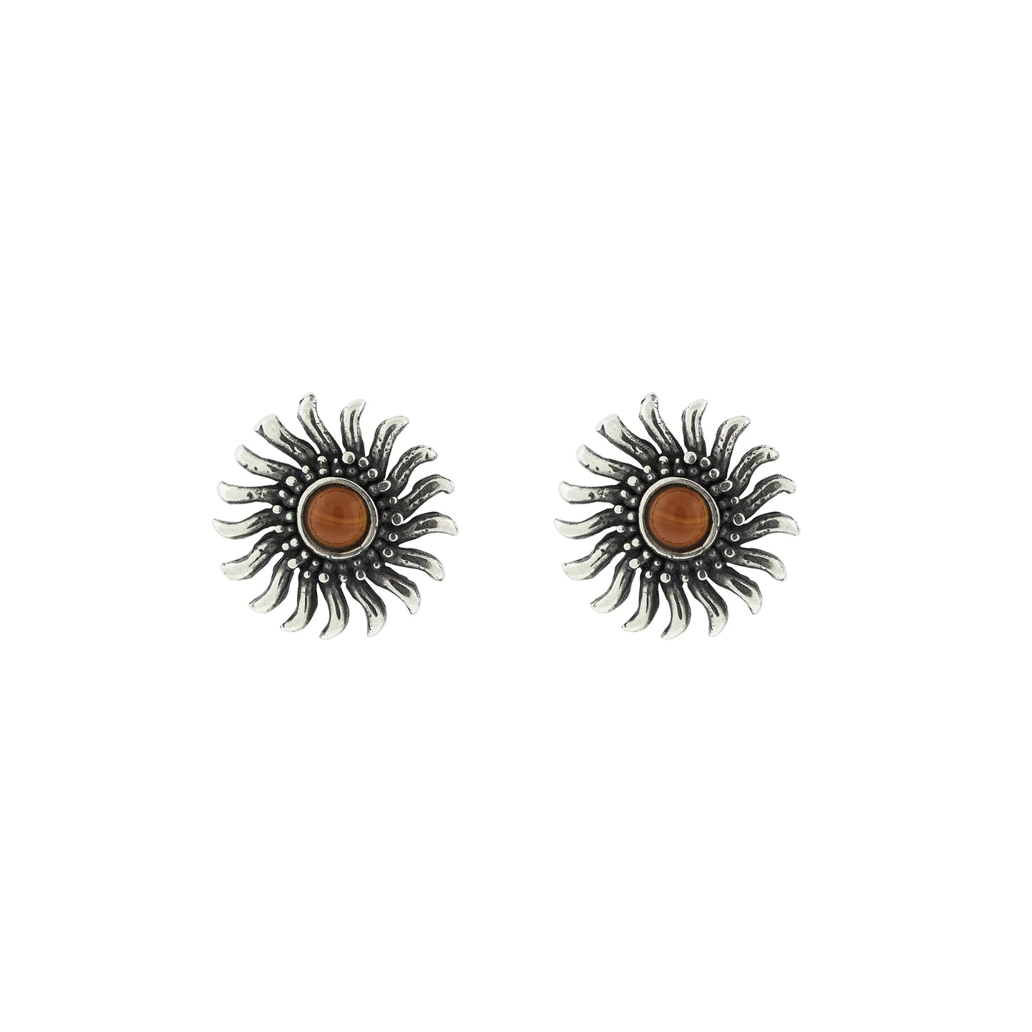 Aretes Flor Sol | Joyería Radiante y Única