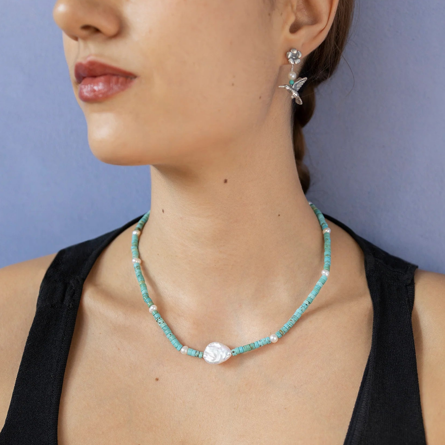 Turquoise Sea Necklace | Elegance and Freshness in Every Detail