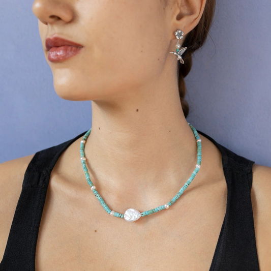 Turquoise Sea Necklace | Elegance and Freshness in Every Detail