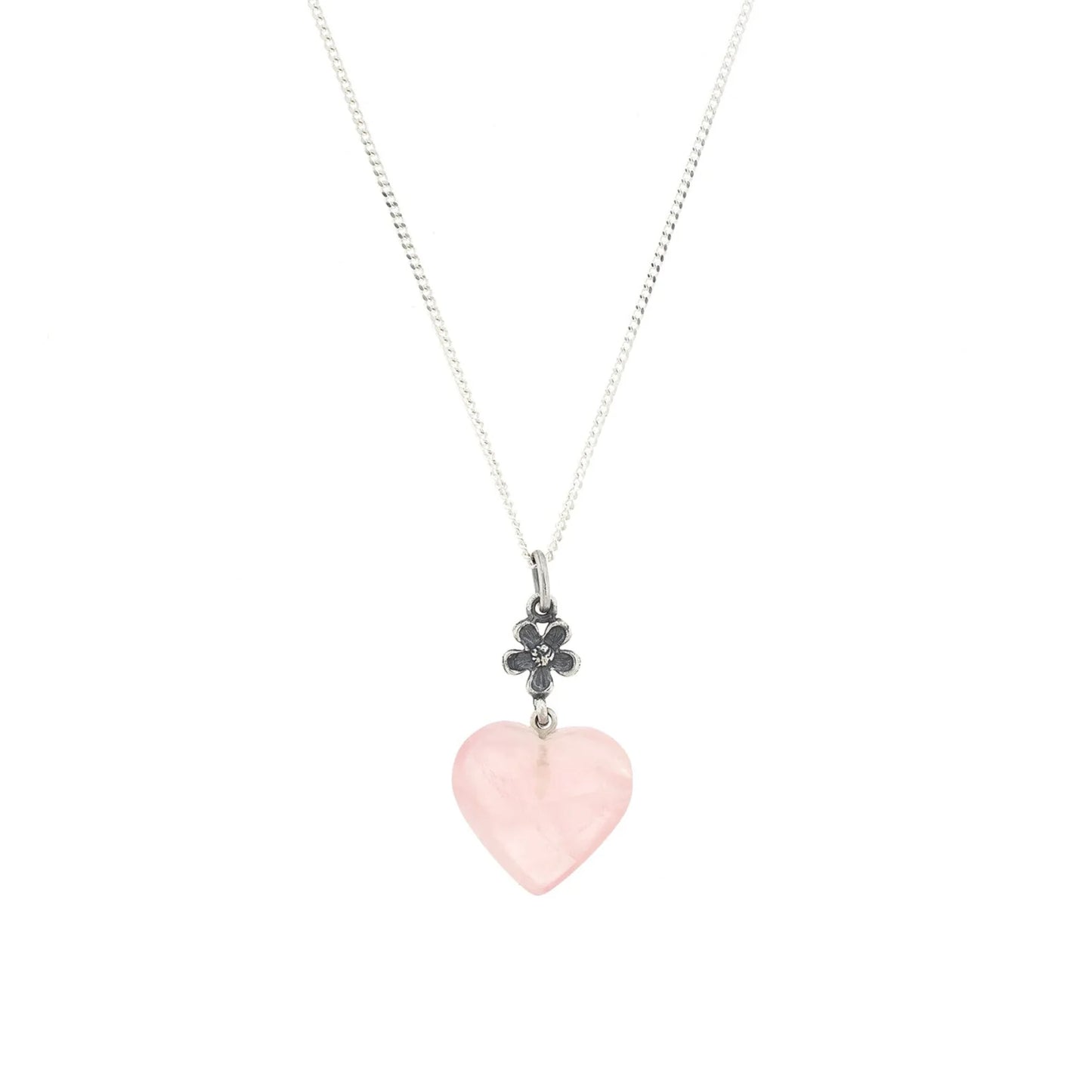 Quartz Heart Pendant for Women | Natural and Mexican Elegance