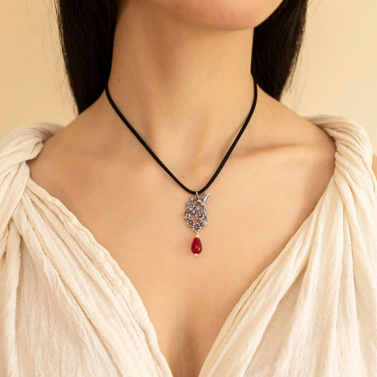 Classic Hummingbird Pendant with Flowers and Stars for Women | Unique Mexican Style