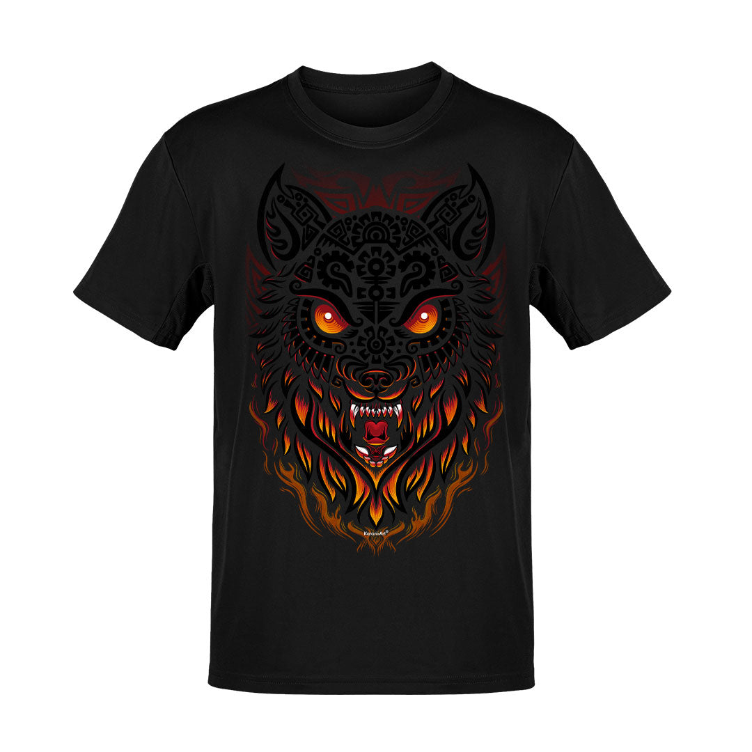 Calupoh de Fuego Playera para Hombre | Estilo Mexicano y Audaz