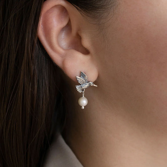 Small Hummingbird Earrings | Delicacy and Charm in Every Detail