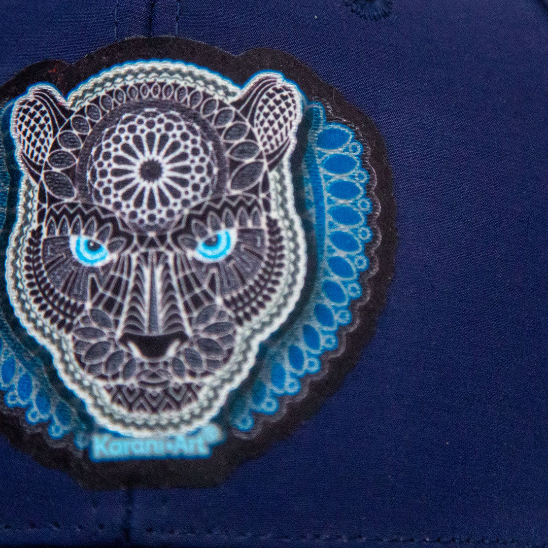 Plain Blue Sicarú Cap | Zapotec Style and Culture