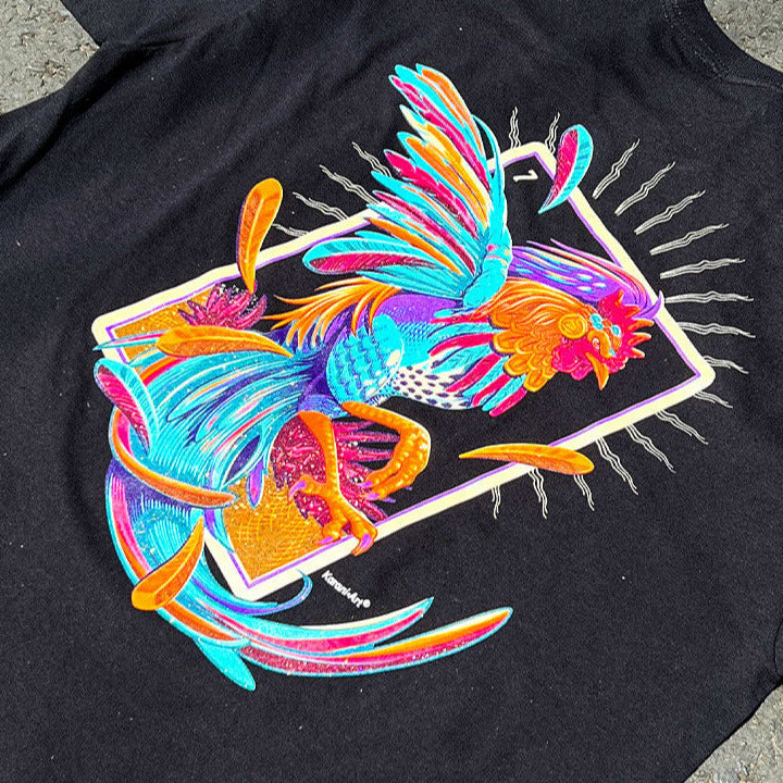 El Gallo T-shirt | Mexican Art in Design and Exclusive Screen Printing