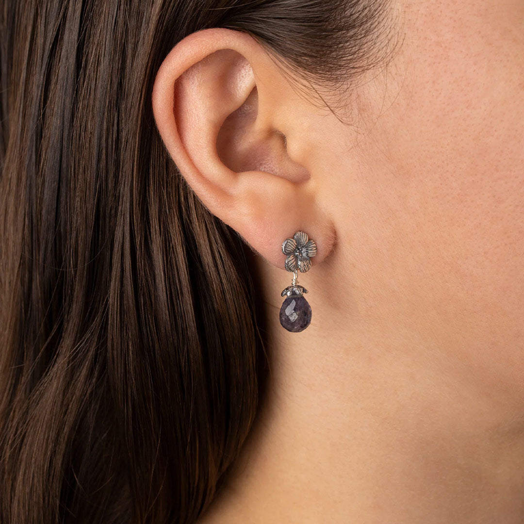 Aretes Flor Armonía | Joyería Mexicana Hecha a Mano