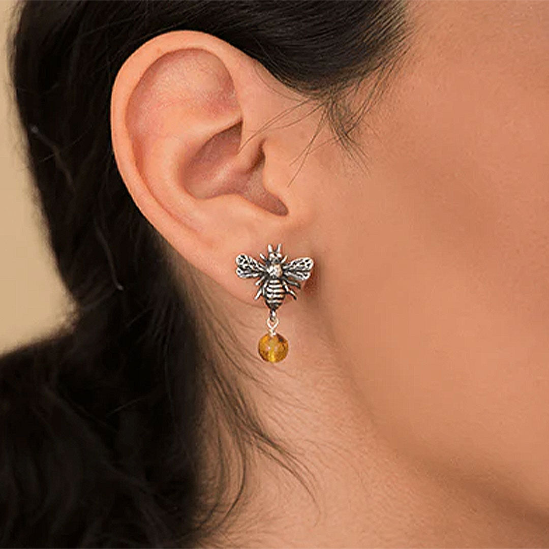 Aretes Abejita | Joyería Artesanal con Encanto
