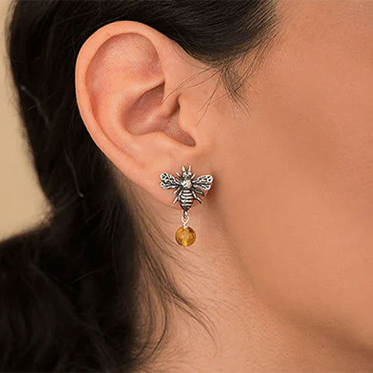 Little Bee Earrings | Charming Handcrafted Jewelry