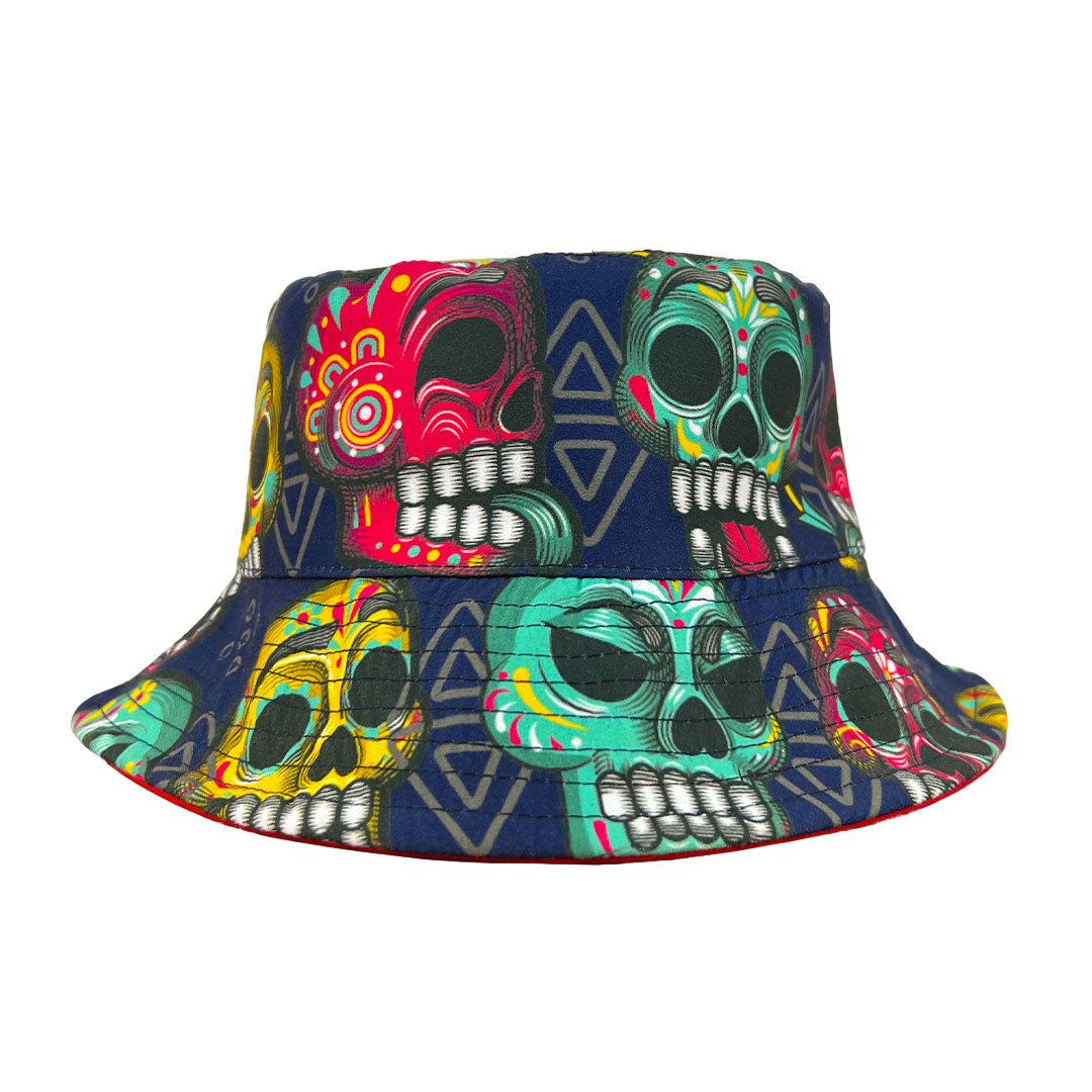 Bucket Hat Tzompantli | Arte y Cultura Mexicana en Cada Detalle