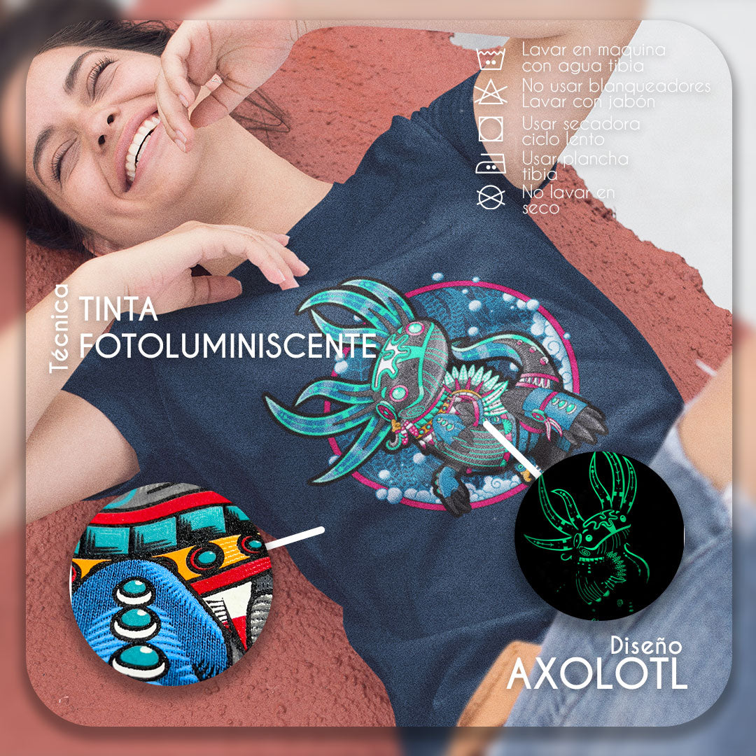 Axolotl Women's T-Shirt | Mexican Art and Unique Style