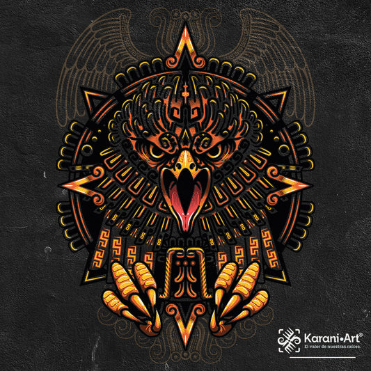 Golden Eagle Men's T-Shirt | Powerful Mexican Style