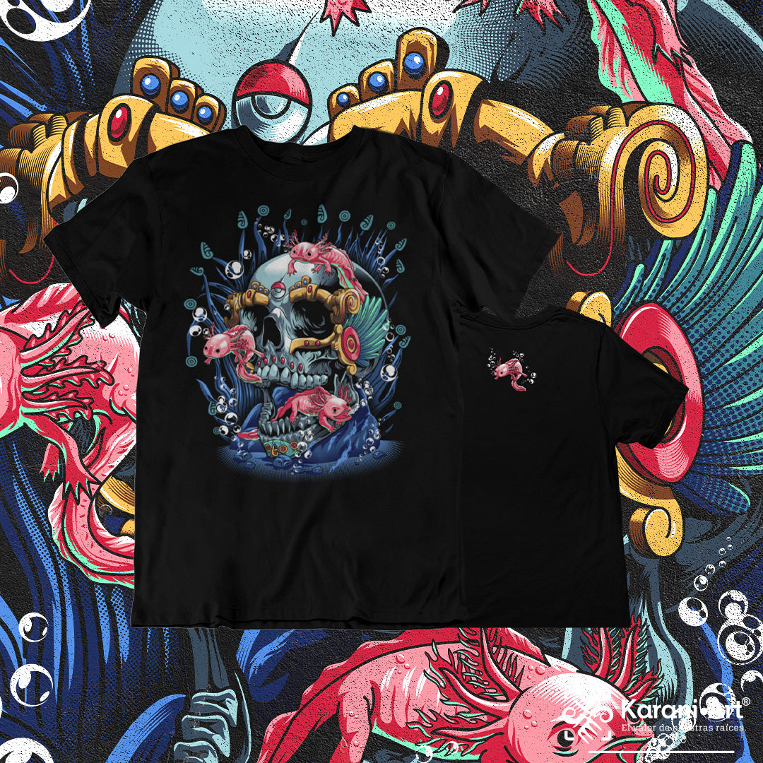 Axo Guerrero Playera para Hombre | Fuerza y Cultura Mexicana
