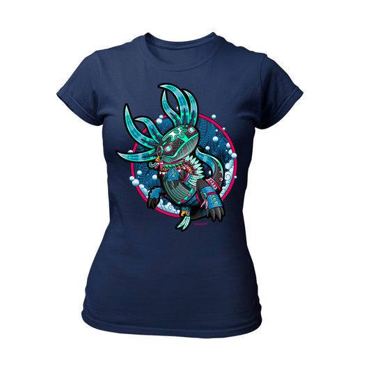 Axolotl Playera para Mujer | Arte Mexicano y Estilo Único
