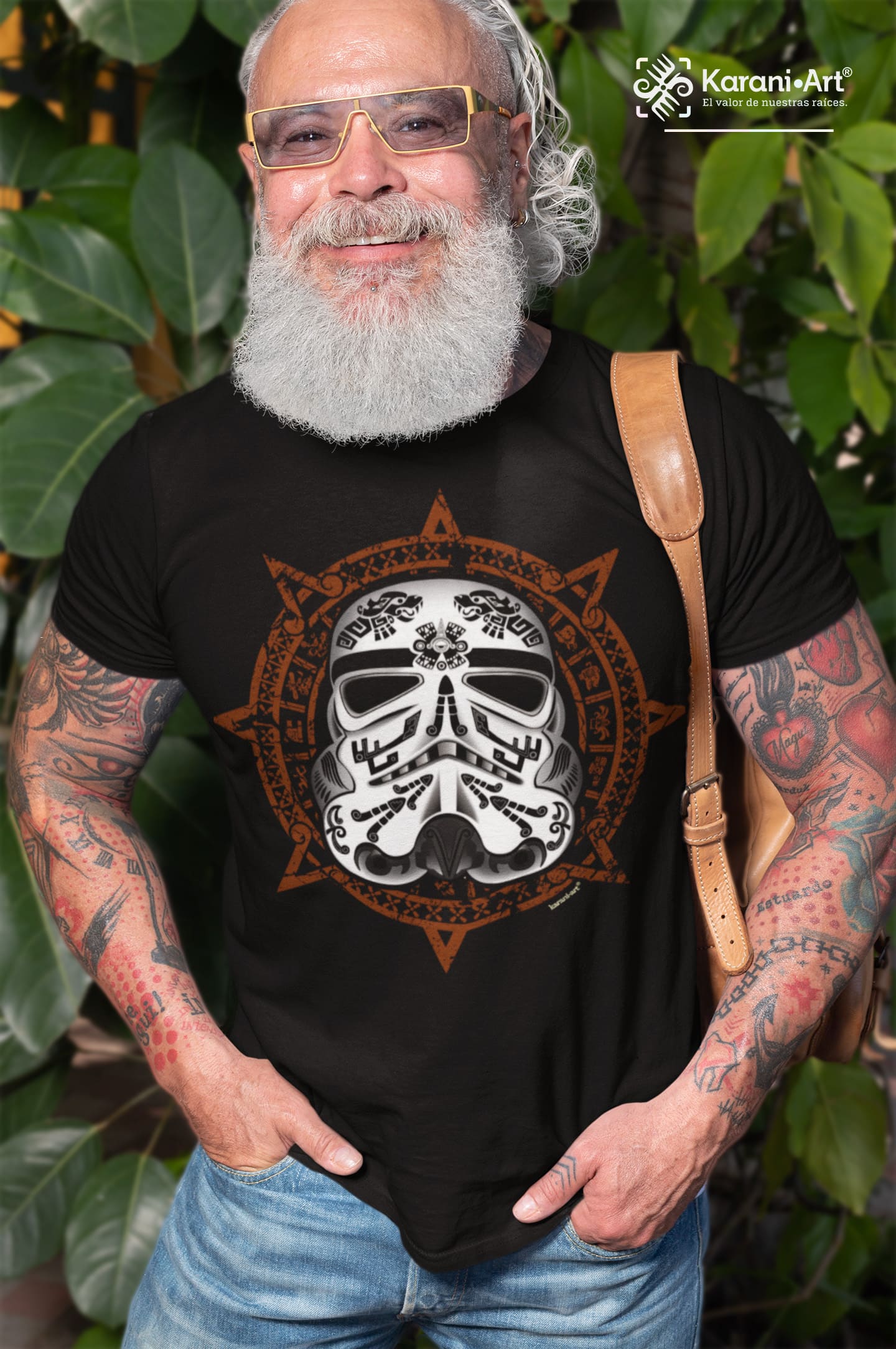 Azteca Clon Playera para Hombre | Estilo Mexicano y Moderno