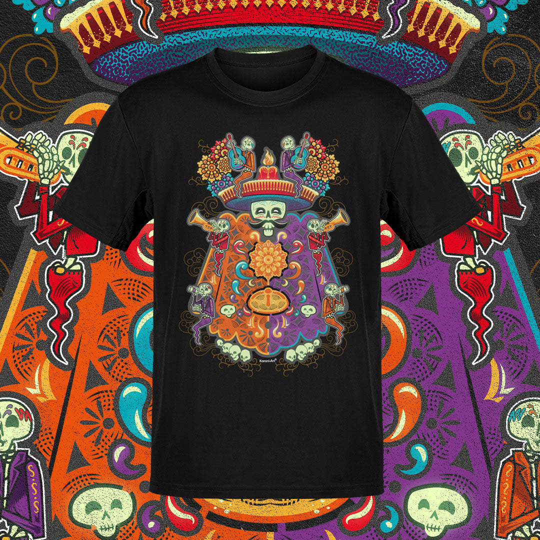 Calaca Fiestera Playera para Hombre | Estilo Mexicano y Divertido