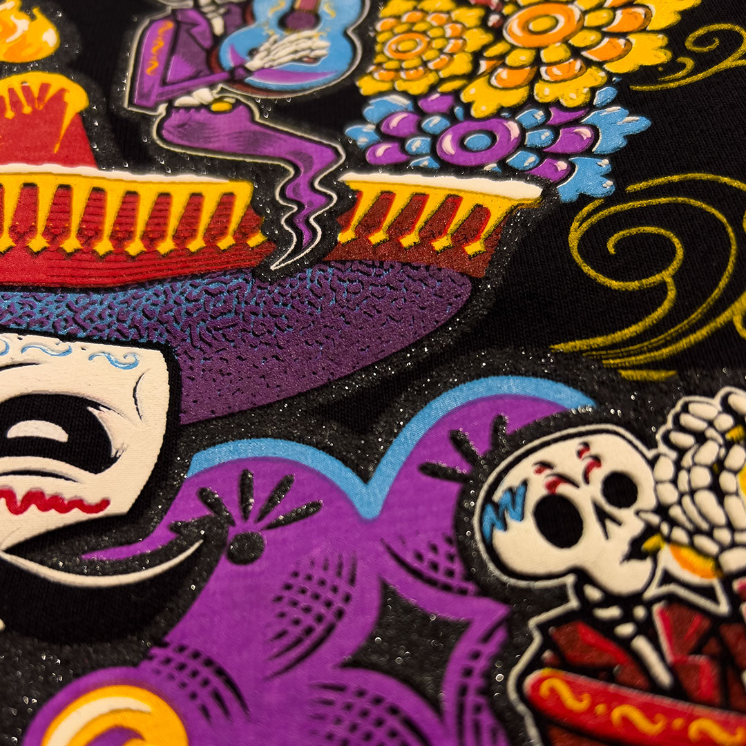 Calaca Fiestera Playera para Hombre | Estilo Mexicano y Divertido