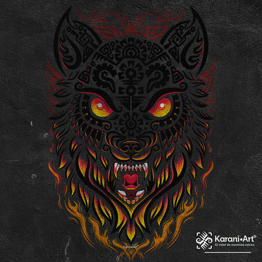 Calupoh de Fuego Men's T-Shirt | Bold Mexican Style