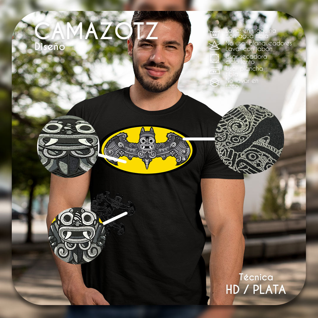 Camazotz Playera para Hombre | Estilo Mexicano y Misterioso
