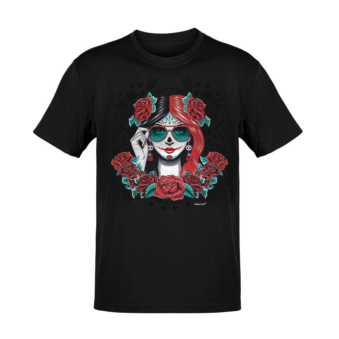 Catrina Harlequin Men's T-Shirt | Mexican and Elegant Style
