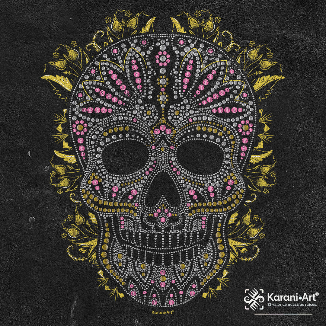 Calavera Imperial Playera para Mujer | Estilo Mexicano y Elegante