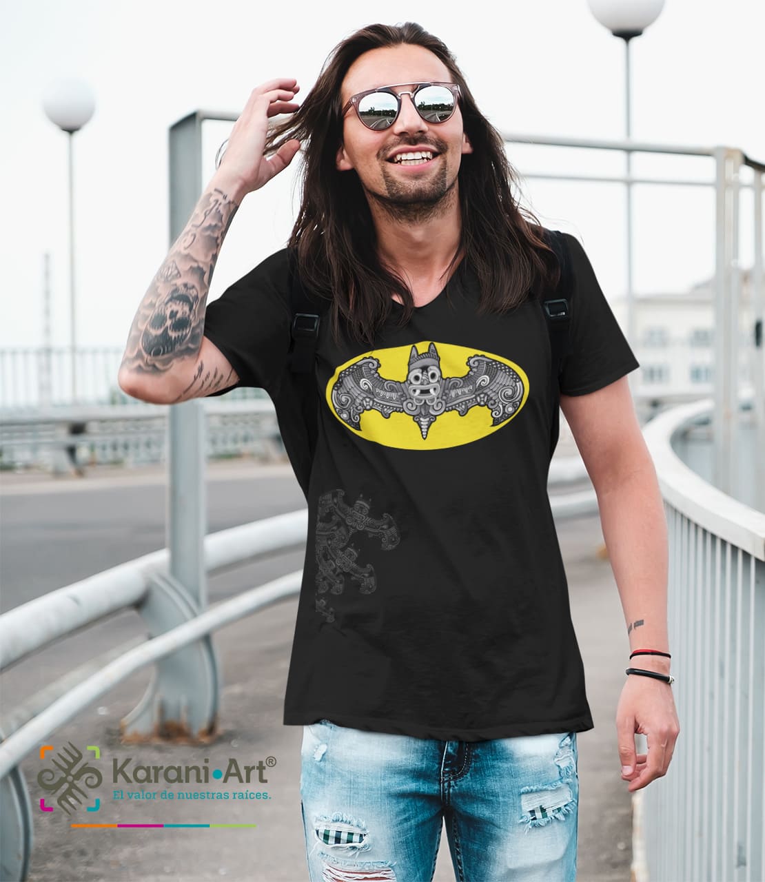 Camazotz Playera para Hombre | Estilo Mexicano y Misterioso