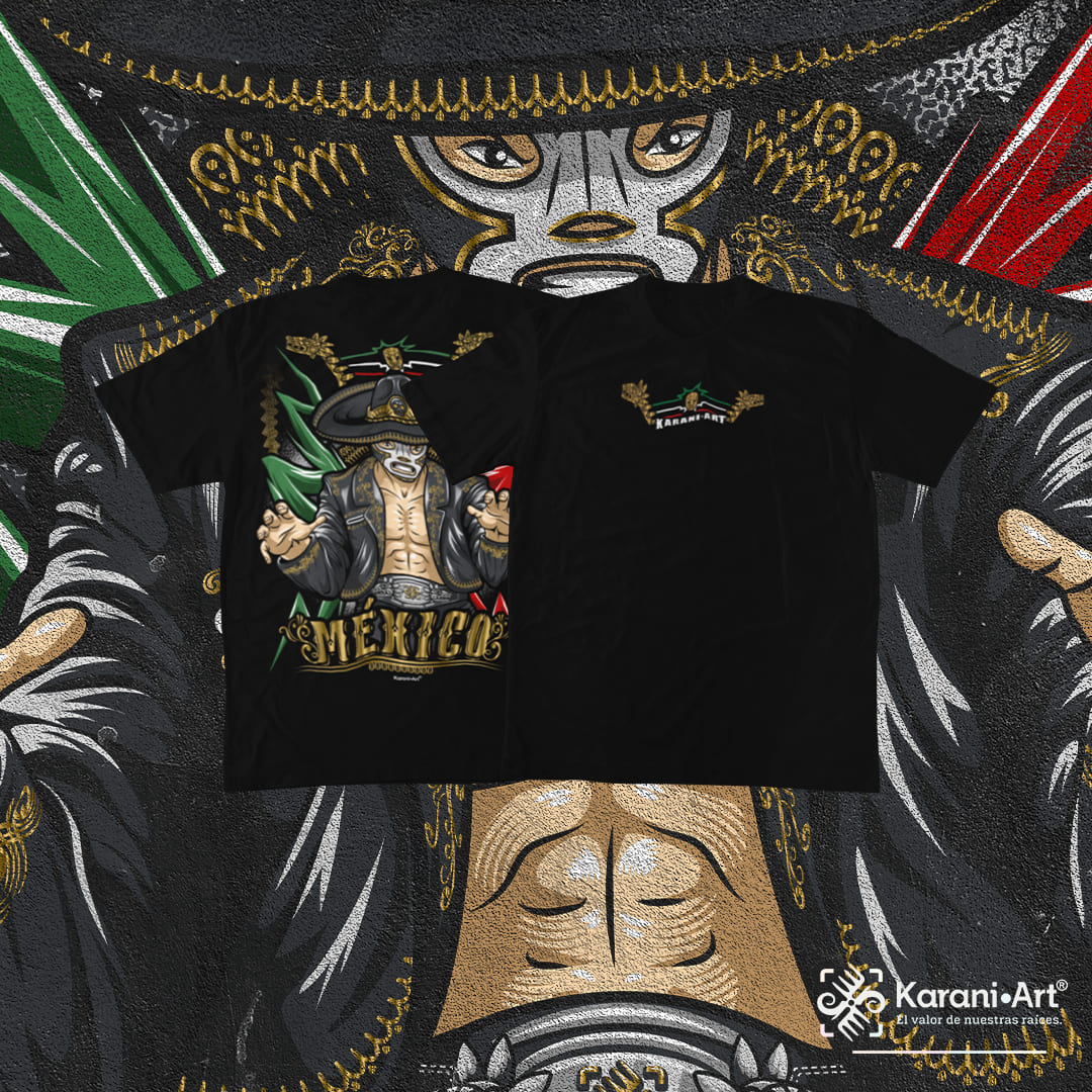 Charro Vengador Playera para Hombre | Estilo Mexicano y Audaz