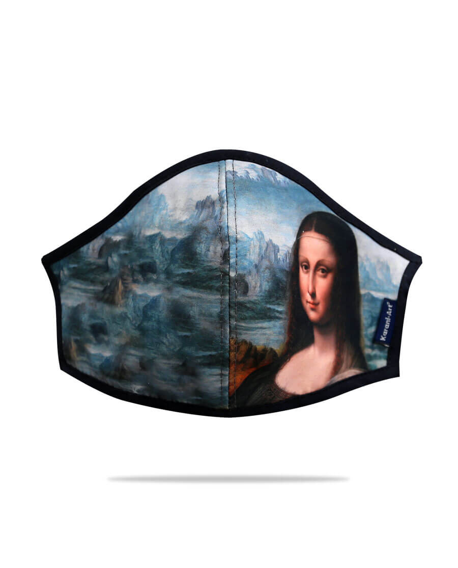 Cubrebocas Mona Lisa: Arte y Protección con un Toque Clásico