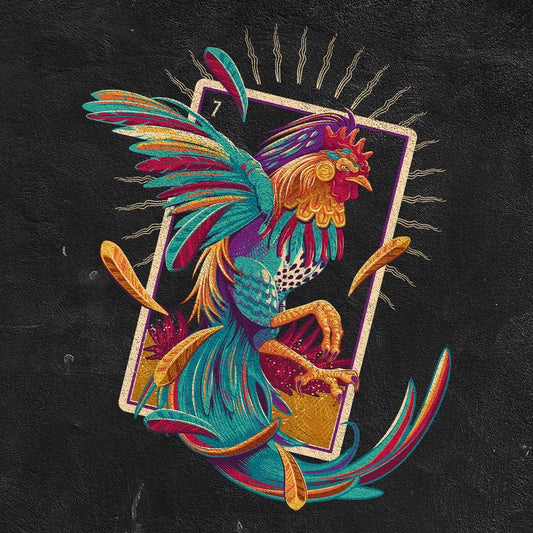 El Gallo T-shirt | Mexican Art in Design and Exclusive Screen Printing