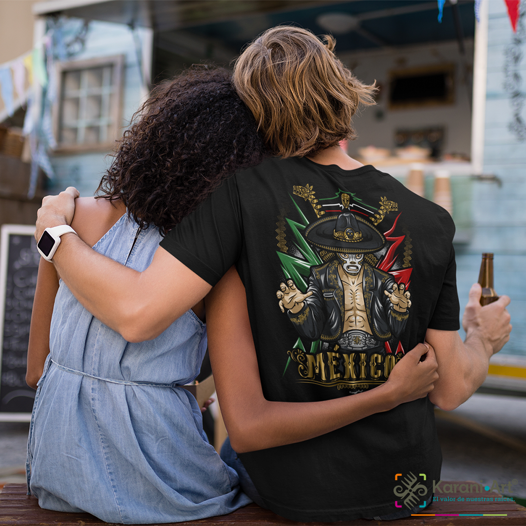 Charro Vengador Playera para Hombre | Estilo Mexicano y Audaz