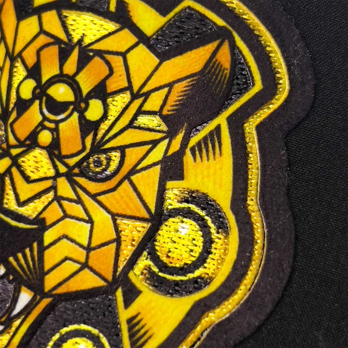 Golden Fury Cap in Plain Black | Bold and Elegant Style