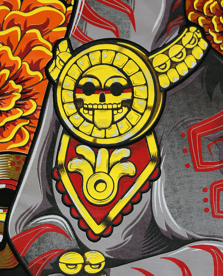 Guardián del Mictlán Playera para Hombre | Estilo con Raíces