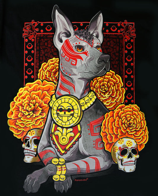 Guardián del Mictlán Playera para Hombre | Estilo con Raíces