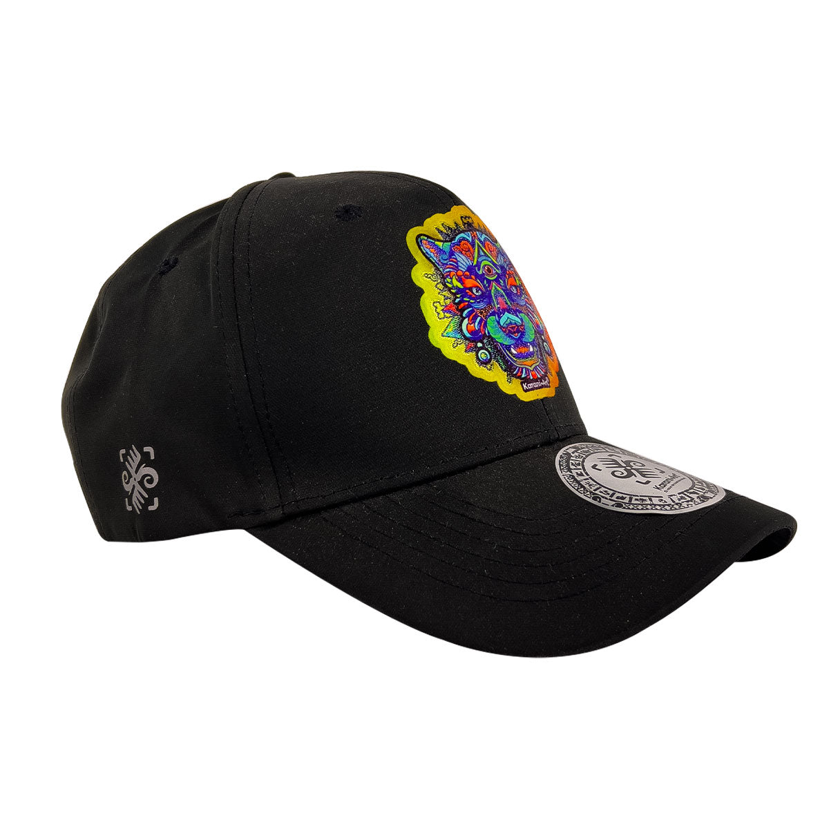 Gorra Ixbalanque Lisa Negra | Estilo Elegante y Cultural