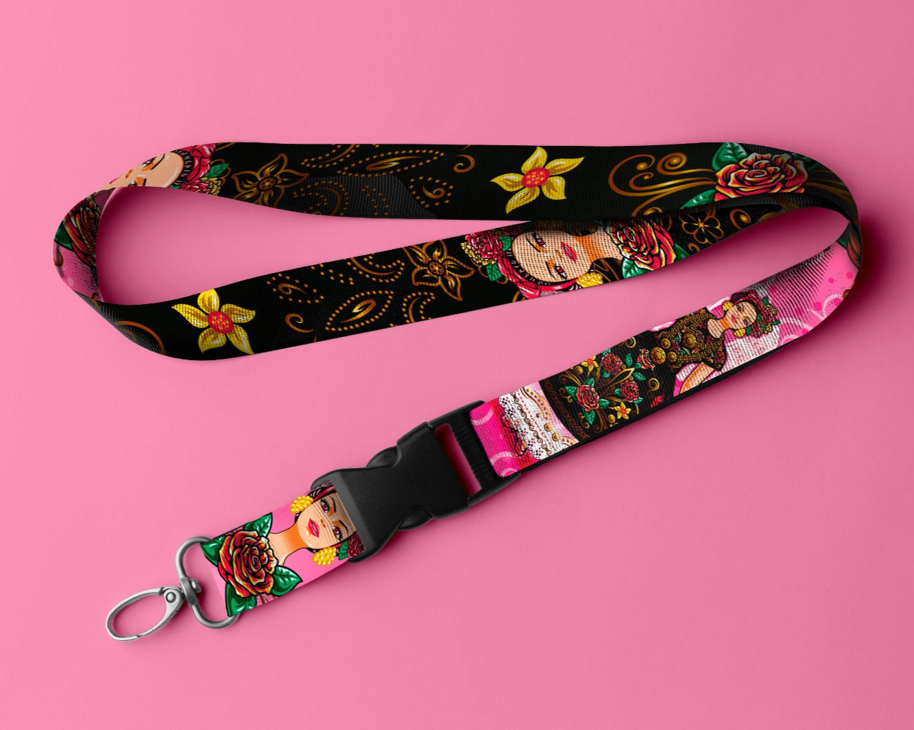 Lanyard Flor Itsmeña: Belleza y Tradición Mexicana en Cada Detalle