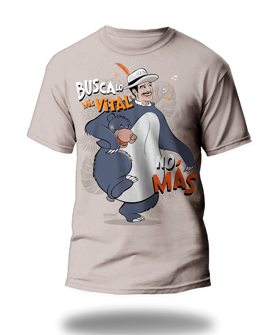 Lo más Vital Tintan Playera para Hombre | Estilo Mexicano Vibrante y Original