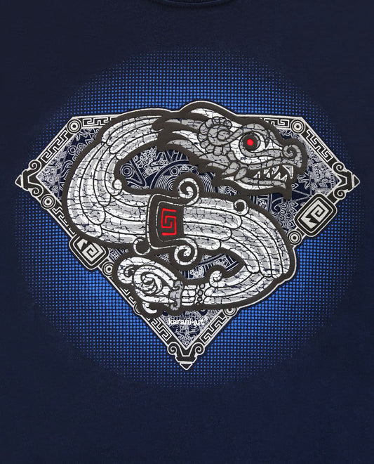 Quetzalman Playera de Manga Larga para Hombre | Poder y Elegancia Mexicana