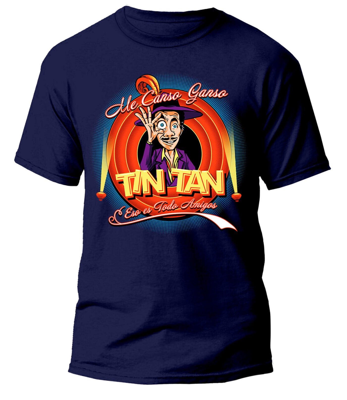 Tin Tan Tunes Playera para Hombre Estilo Mexicano Único y Audaz