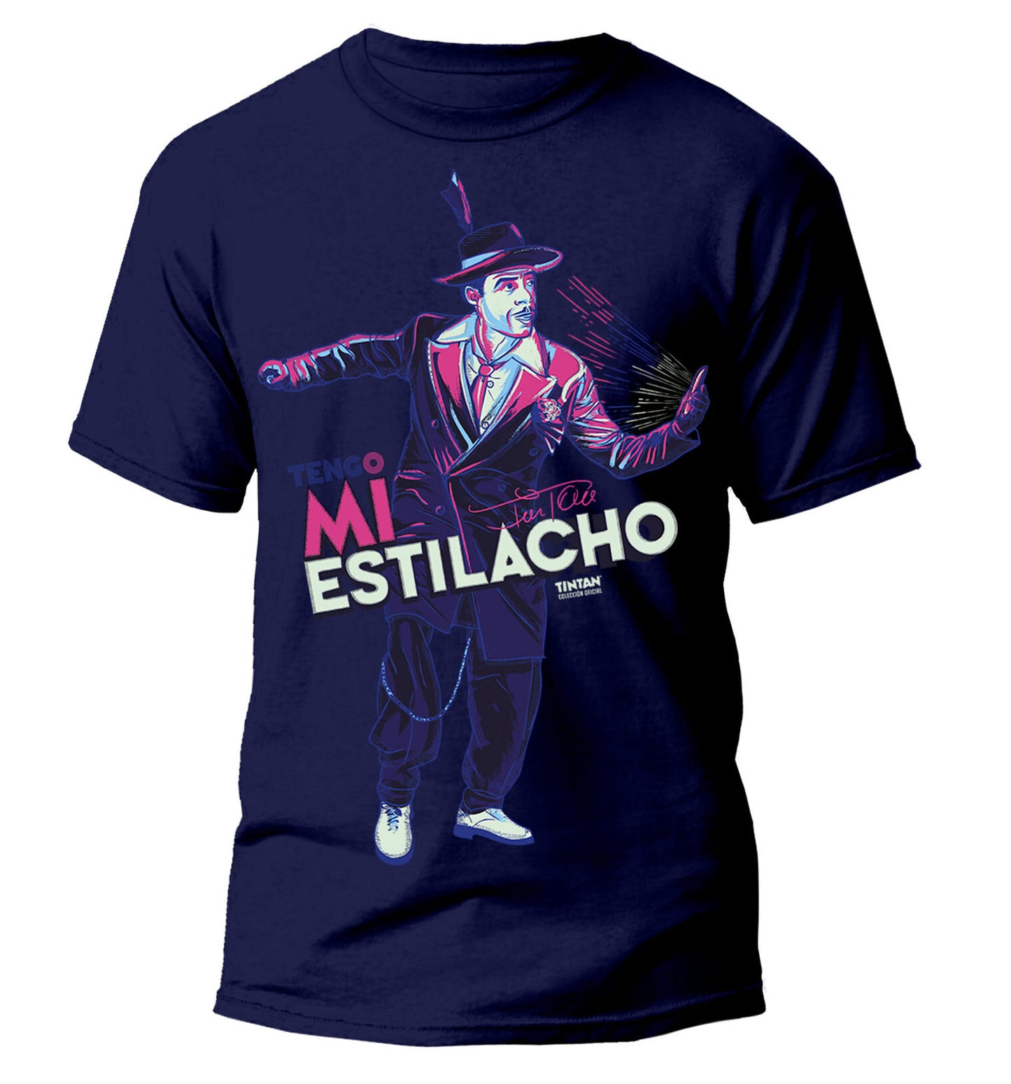 Mi Estilacho Tin Tan Playera para Hombre | Estilo Mexicano Inconfundible