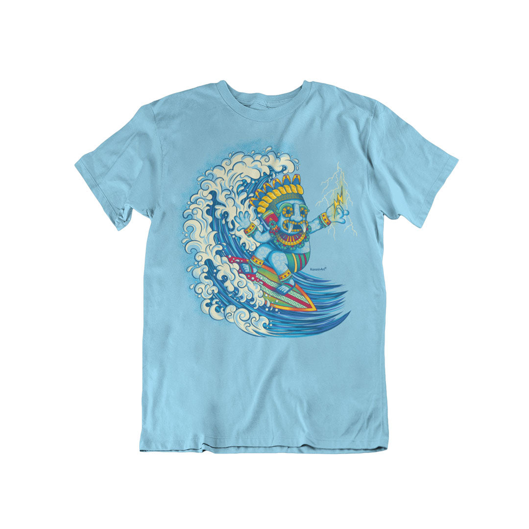 Olas y Relámpagos Playera para Hombre | Estilo Mexicano Único