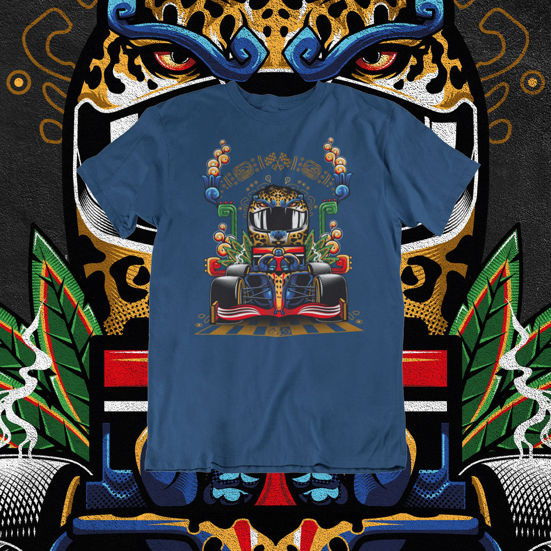 Piloto Jaguar Playera para Hombre | Estilo Mexicano Único