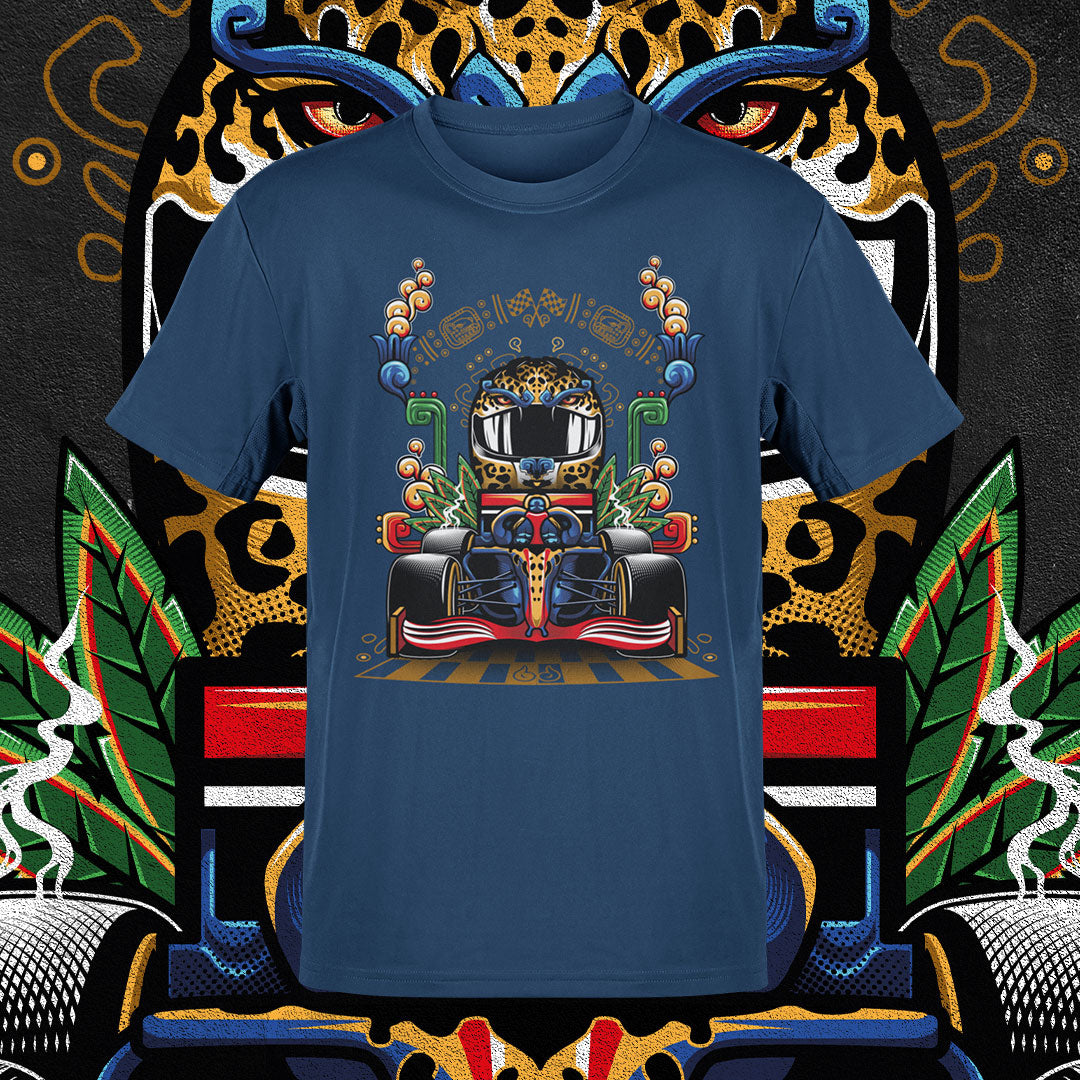 Piloto Jaguar Playera para Hombre | Estilo Mexicano Único