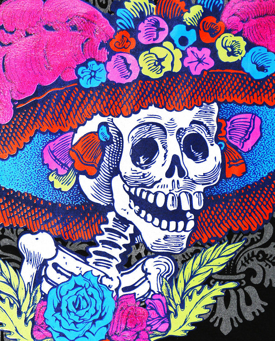 Playera-Catrina-dama-Negro-f3