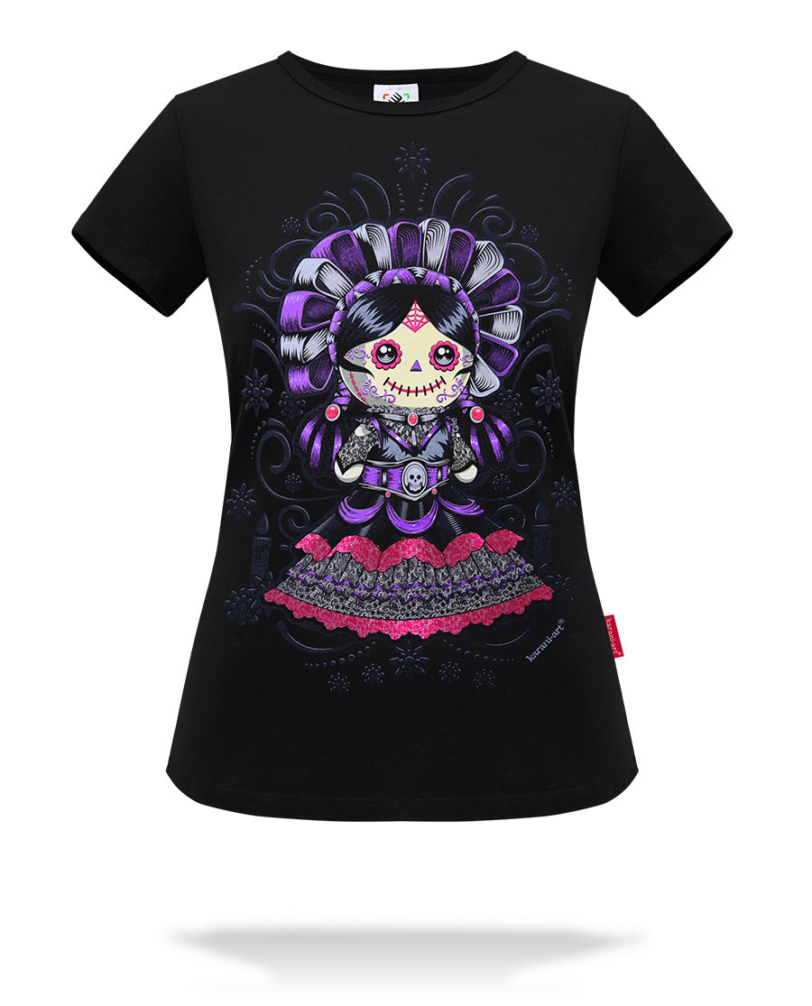 Muertos Blusas De Calaveras Dama Playera Catrina Mujer Calavera