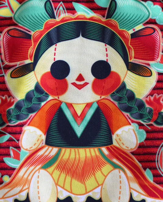 Playera Marita Detalle Bolsa | Encanto Mexicano en Cada Detalle