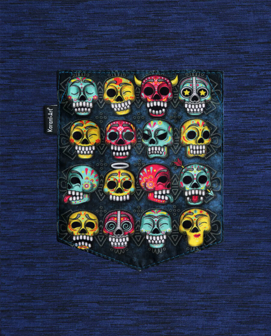 Playera-Tzompantli-Detalle-con-Bolsa-azul-marino-f2