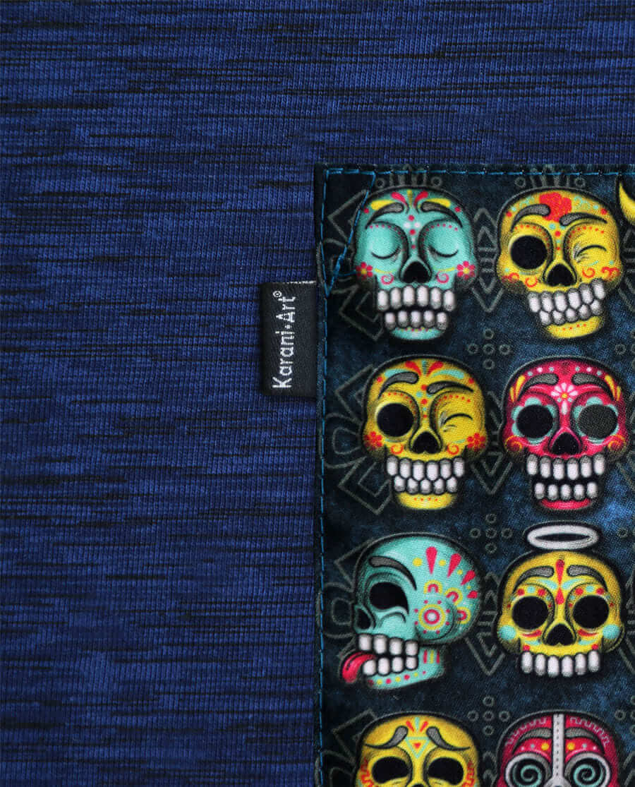 Playera-Tzompantli-Detalle-con-Bolsa-azul-marino-f3