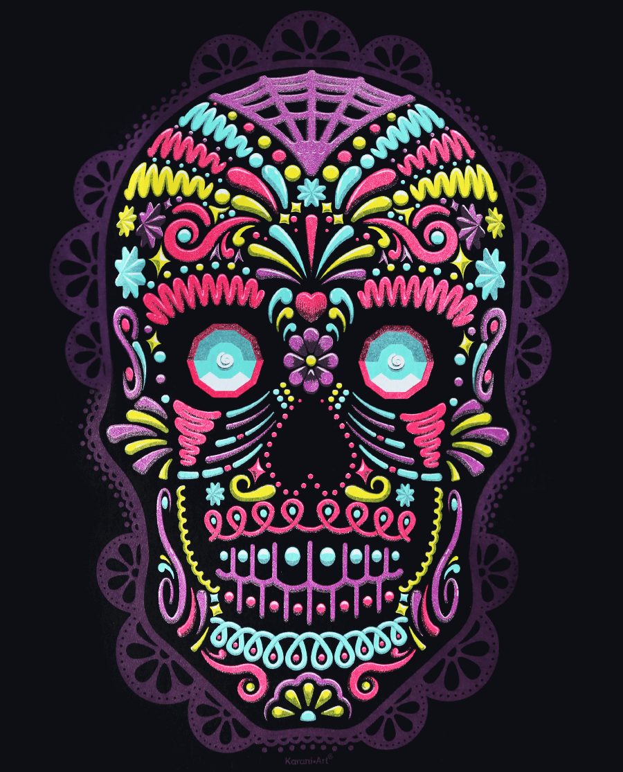 Playera-de-hombre-Muerte-Neon-f1