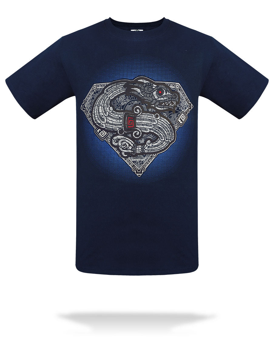 Playera Quetzalman: Arte Mexicano Inspirado en Quetzalcóatl | Karani Art