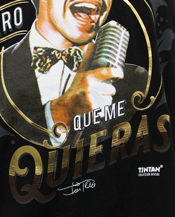 Retrato Tin Tan Playera para Hombre | Arte Mexicano Único